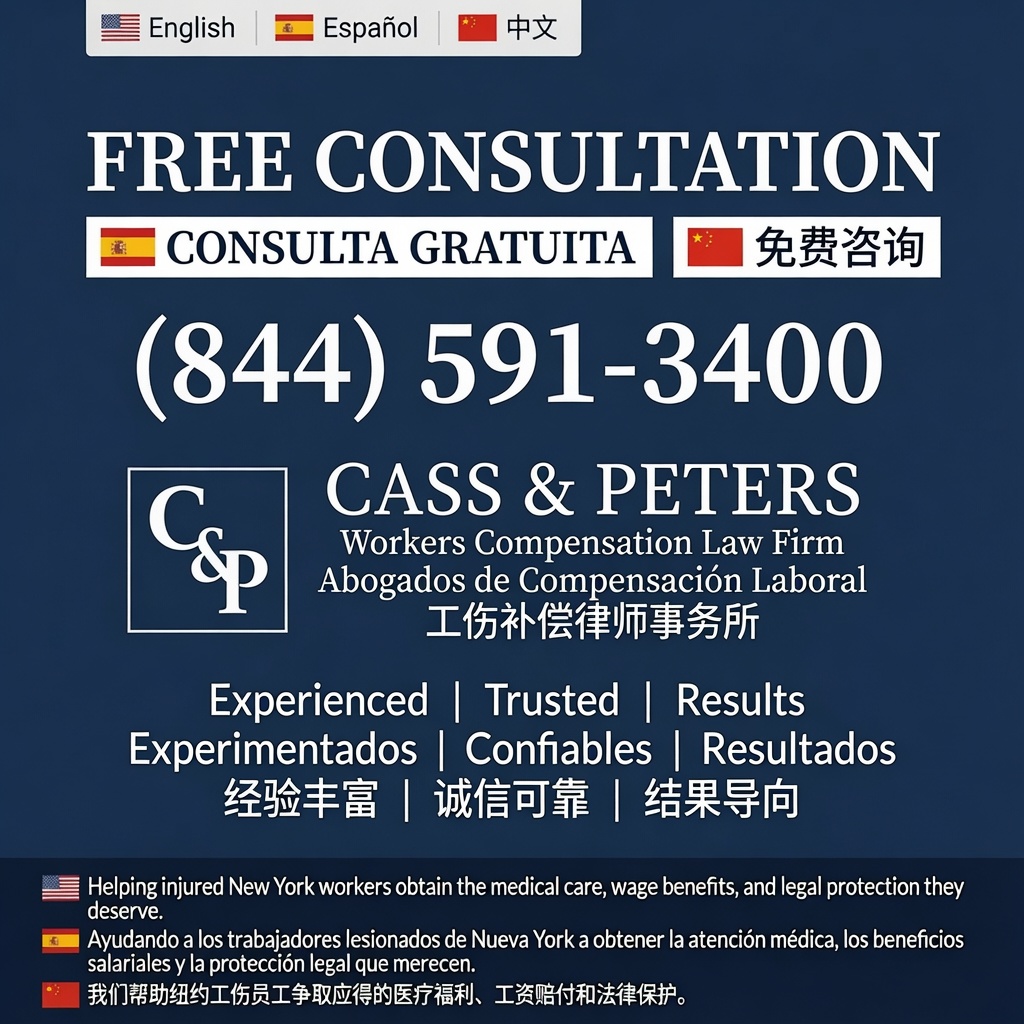 Cass and Peters Workers Compensation Attorney Brooklyn Chinese English Spanish Free Consultation (1)